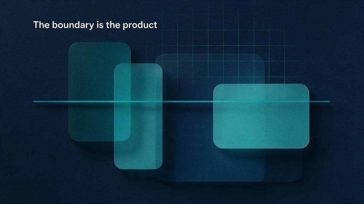 The boundary is the product