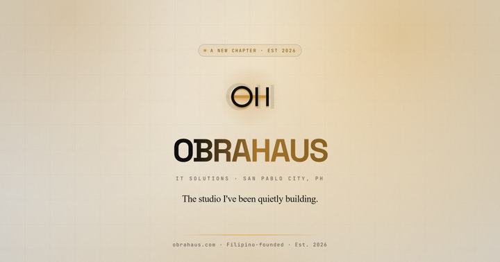 I Started a Studio: ObraHaus