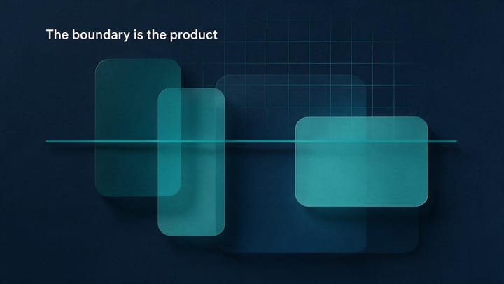 The boundary is the product